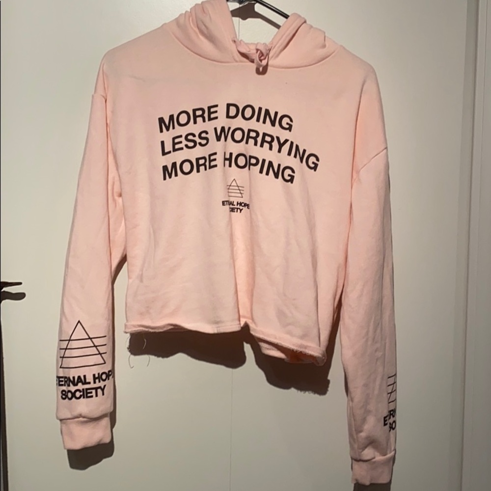Cropped hoodie